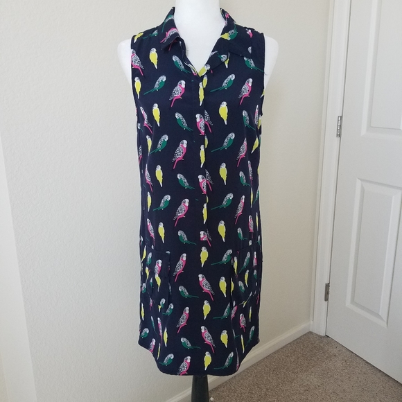 Banana Republic Dresses & Skirts - Banana Republic Navy Parakeet Dress Size 4